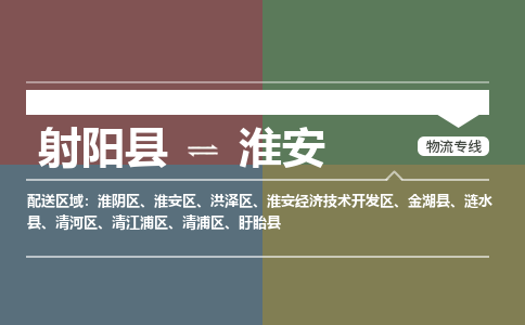 射阳县到淮安清浦区物流公司-射阳县至淮安清浦区专线精益求精，安全可靠