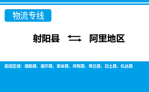 射阳县到阿里地区物流公司-射阳县至阿里地区专线精益求精，安全可靠