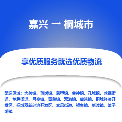 嘉兴到桐城市物流专线|嘉兴到桐城市货运|价格优惠