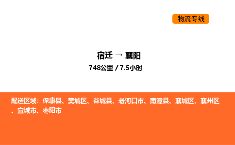 宿迁到襄阳物流专线-宿迁至襄阳物流公司-宿迁发襄阳货运专线