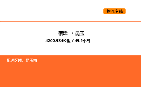 宿迁到昆玉物流专线-宿迁至昆玉物流公司-宿迁发昆玉货运专线