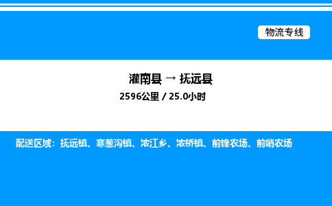 灌南县到富源县物流专线-灌南县至富源县物流公司